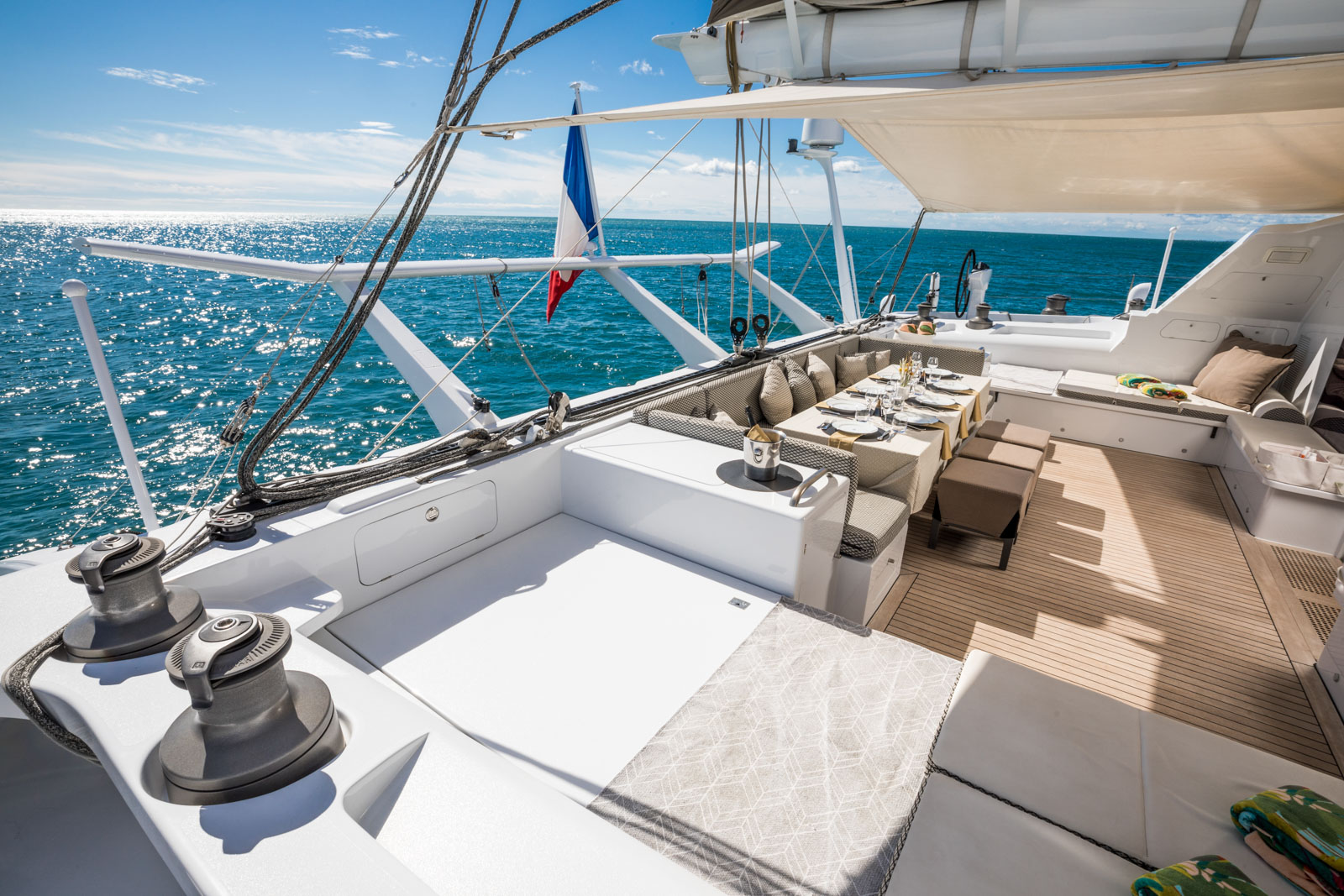 Magic cat yacht charter luxury fast sailing